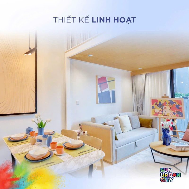 Nội thất căn hộ Sun Urban City 2